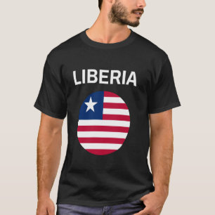 Camiseta Bandeira da Libéria Moderna