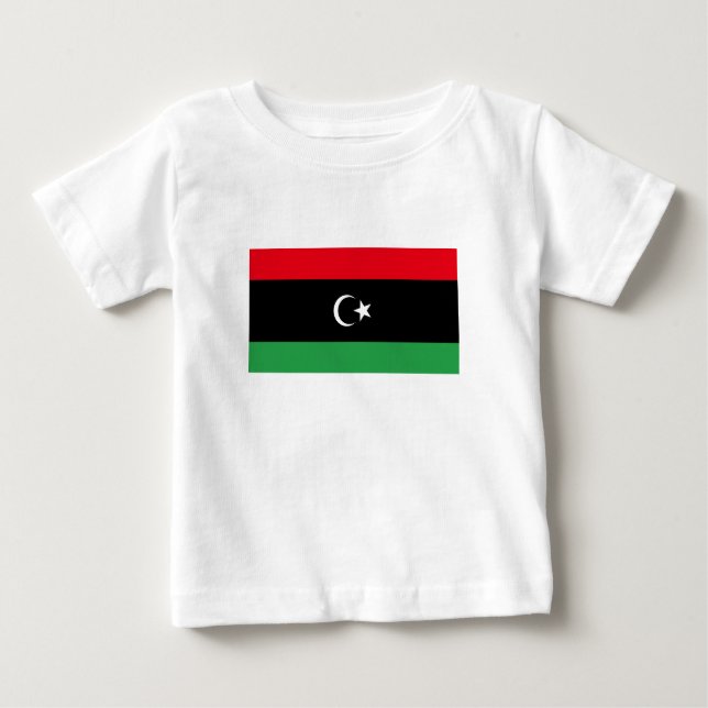 Camiseta Bandeira da Líbia (Frente)