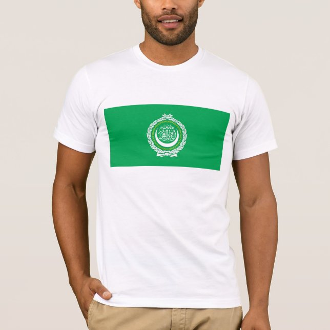 Camiseta Bandeira da liga árabe (Frente)