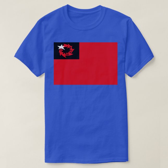 Camiseta Bandeira da Liga de Libertação de Buraku (Frente do Design)