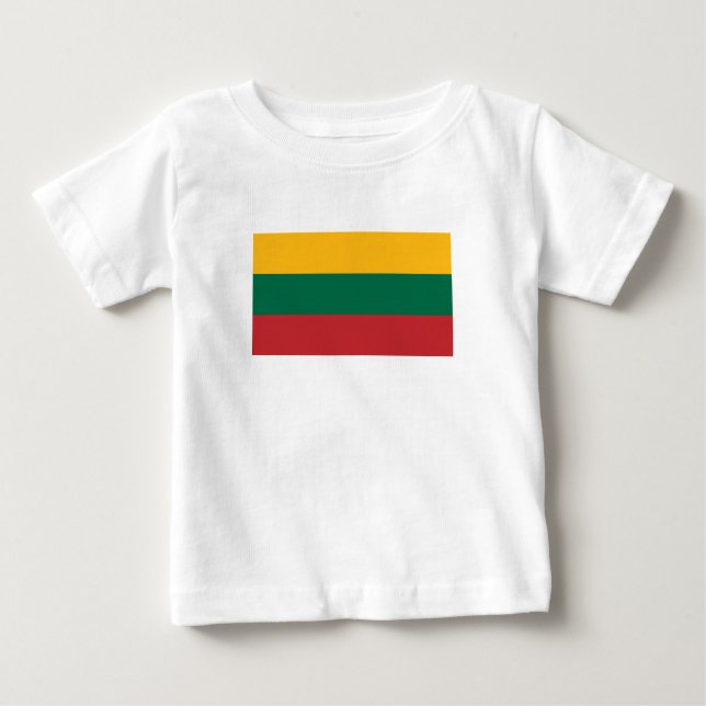 Camiseta Bandeira da Lituânia (Frente)