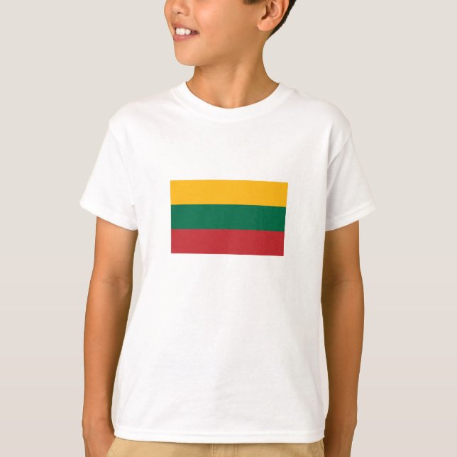 Camiseta Bandeira da Lituânia (Frente)