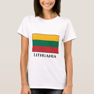 Camiseta Bandeira da Lituânia (lituana)