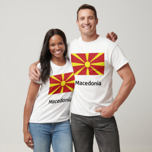 Camiseta Bandeira da Macedônia
