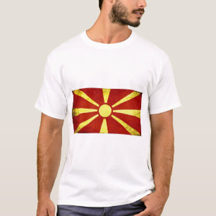 Camiseta Bandeira da Macedônia