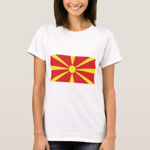 Camiseta Bandeira da Macedônia do Norte