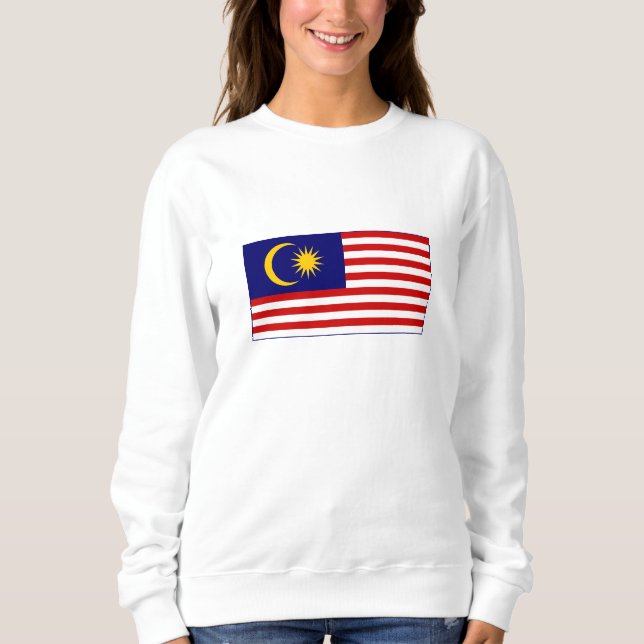 Camiseta Bandeira da Malásia (Frente)