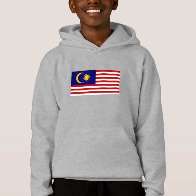 Camiseta Bandeira da Malásia (Frente)