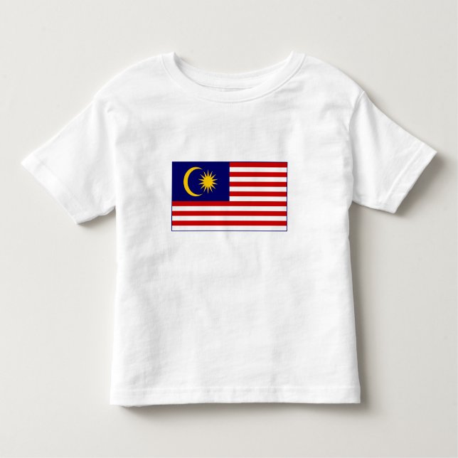 Camiseta Bandeira da Malásia (Frente)