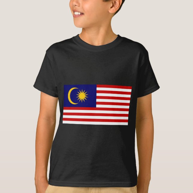 Camiseta Bandeira da Malásia (Frente)