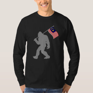 Camiseta Bandeira da Malásia na Bandeira da Malásia