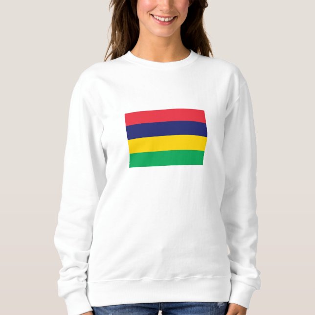 Camiseta Bandeira da Maurícia (Frente)