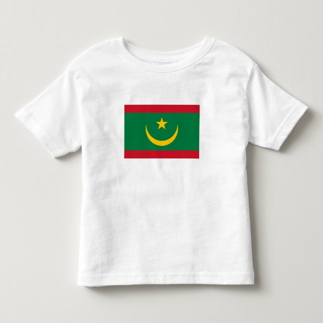 Camiseta Bandeira da Mauritânia (Frente)