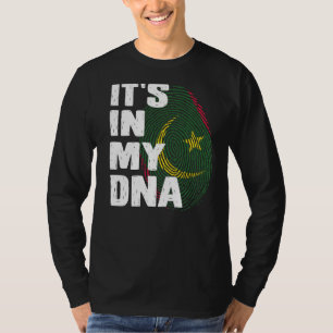 Camiseta Bandeira da Mauritânia Está no meu Dna, Dep. Mauri