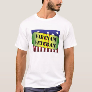 Camiseta Bandeira da medalha de serviço de Dogtag do