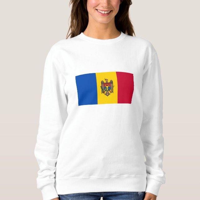 Camiseta Bandeira da Moldávia (Frente)