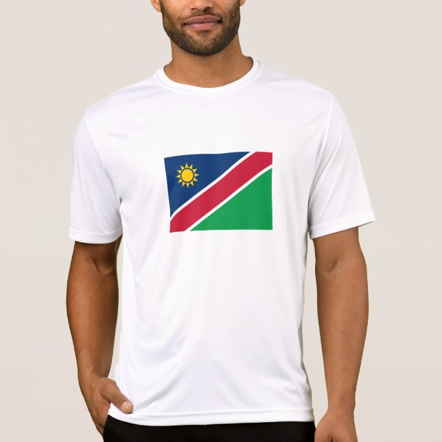 Camiseta Bandeira da Namíbia (Frente)