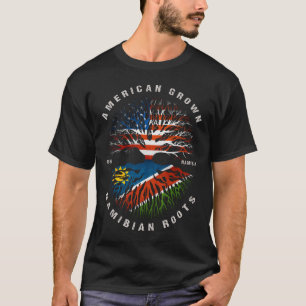 Camiseta Bandeira da Namíbia crescida americana