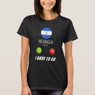 Camiseta Bandeira da Nicarágua Lembrança Nicarágua Está Cha