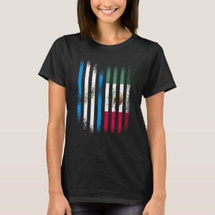 Camiseta Bandeira da Nicarágua México Bandeiras do País Cre