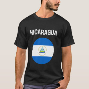 Camiseta Bandeira da Nicarágua Moderna