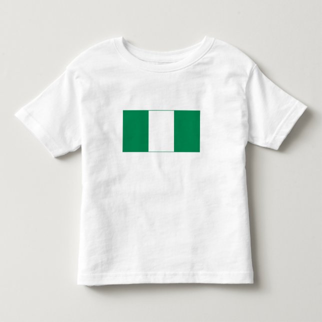 Camiseta Bandeira da Nigéria (Frente)
