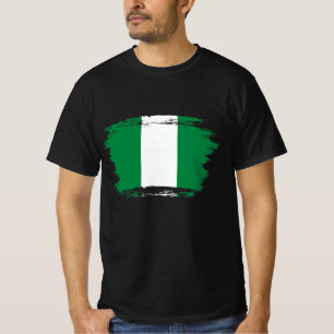 Camiseta Bandeira da Nigéria