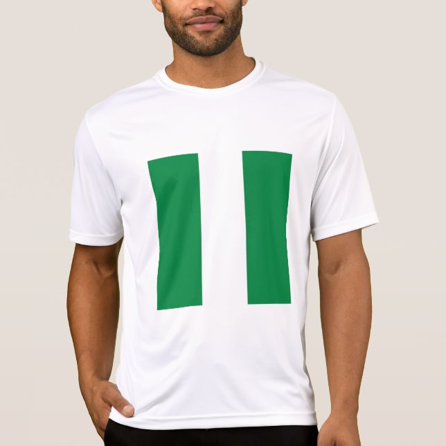 Camiseta Bandeira da Nigéria (Frente)