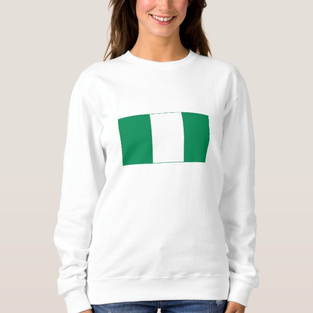 Camiseta Bandeira da Nigéria (Frente)