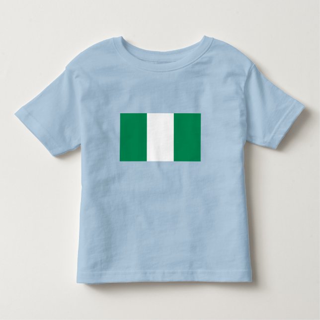 Camiseta Bandeira da Nigéria (Frente)