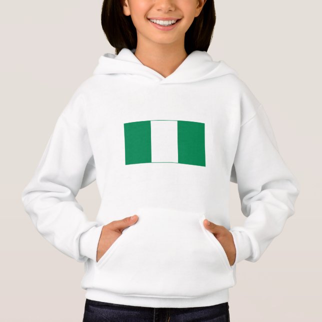 Camiseta Bandeira da Nigéria (Frente)