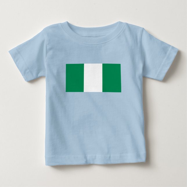 Camiseta Bandeira da Nigéria (Frente)