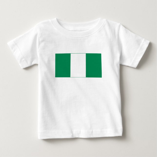 Camiseta Bandeira da Nigéria (Frente)