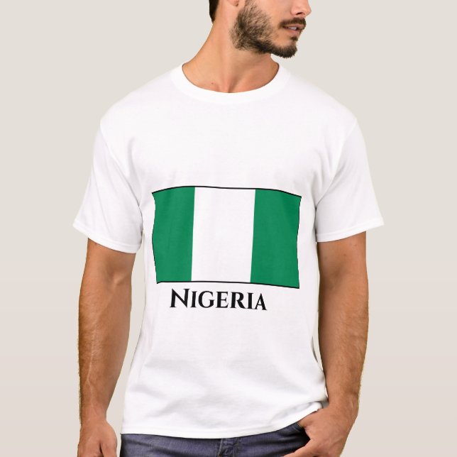 Camiseta Bandeira da Nigéria (nigeriana) (Frente)