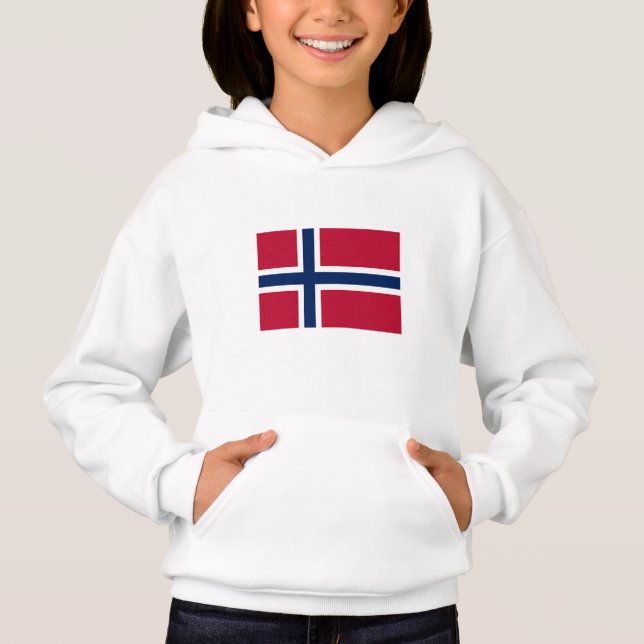 Camiseta Bandeira da Noruega (Frente)