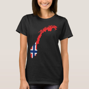Camiseta Bandeira da Noruega