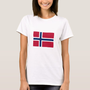 Camiseta Bandeira da Noruega