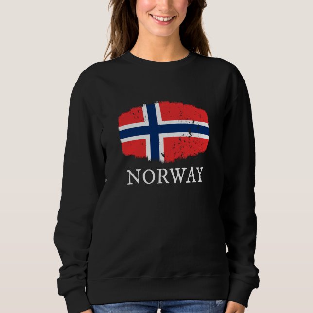 Camiseta Bandeira da Noruega (Frente)