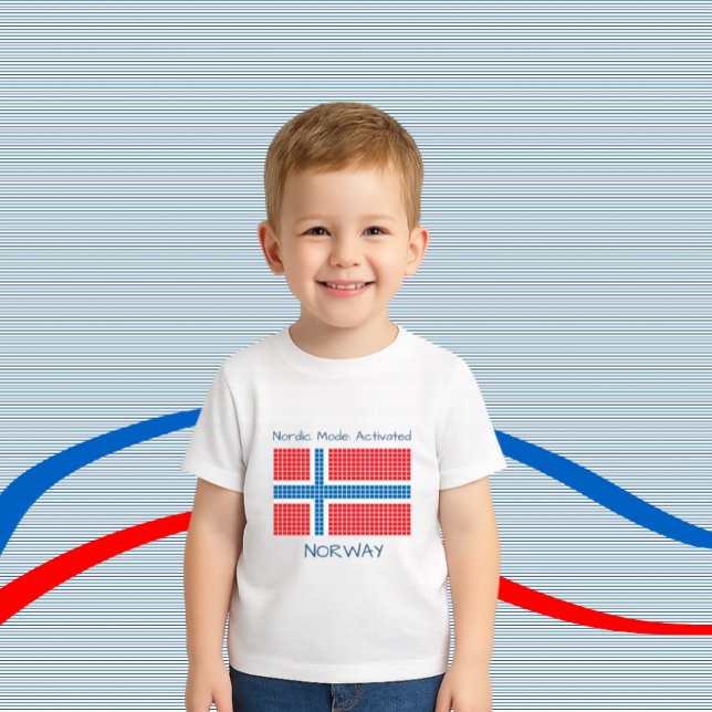 Camiseta Bandeira da Noruega (Criador carregado)
