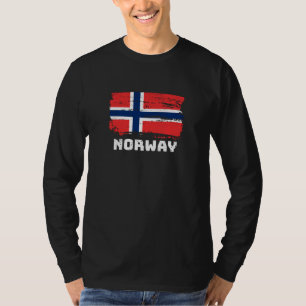 Camiseta Bandeira da Noruega
