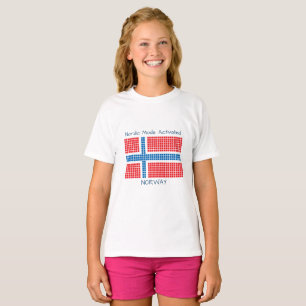 Camiseta Bandeira da Noruega