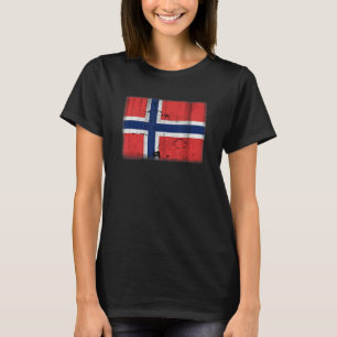 Camiseta Bandeira Da Noruega Bandeira T Shirt