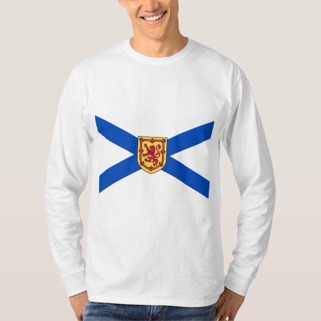 Camiseta Bandeira da Nova Escócia (Província do Canadá) (Frente)