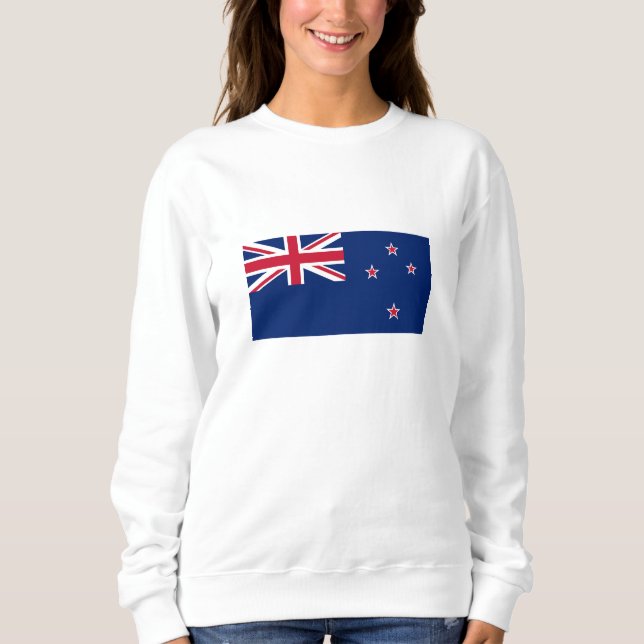 Camiseta Bandeira da Nova Zelândia (Frente)
