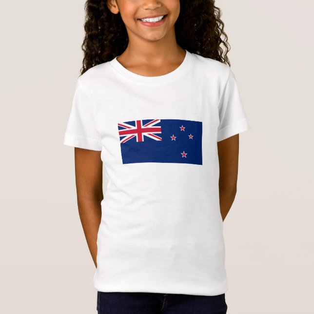 Camiseta Bandeira da Nova Zelândia (Frente)