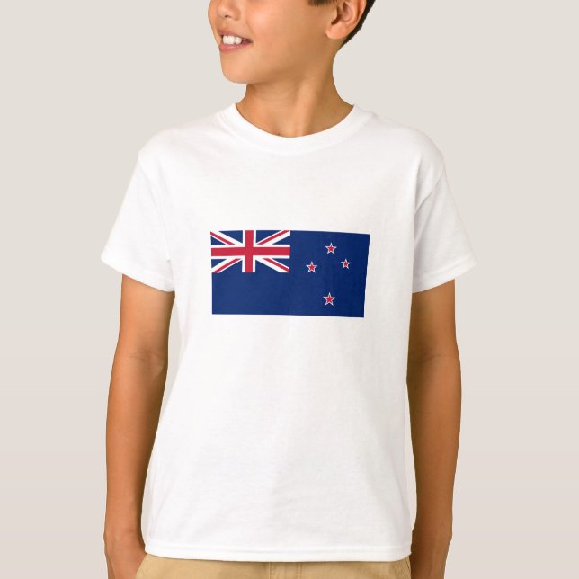 Camiseta Bandeira da Nova Zelândia (Frente)