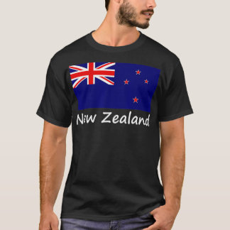 Camiseta Bandeira da Nova Zelândia Kiwi Zealander Tee