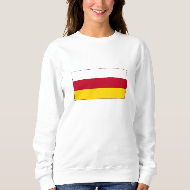 Camiseta Bandeira da Ossétia do Norte (Frente)