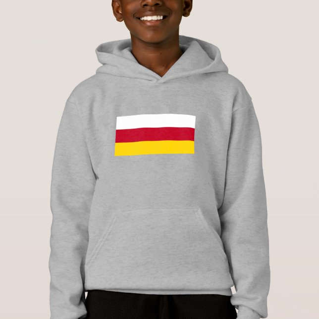 Camiseta Bandeira da Ossétia do Norte (Frente)