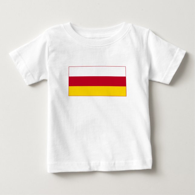 Camiseta Bandeira da Ossétia do Norte (Frente)